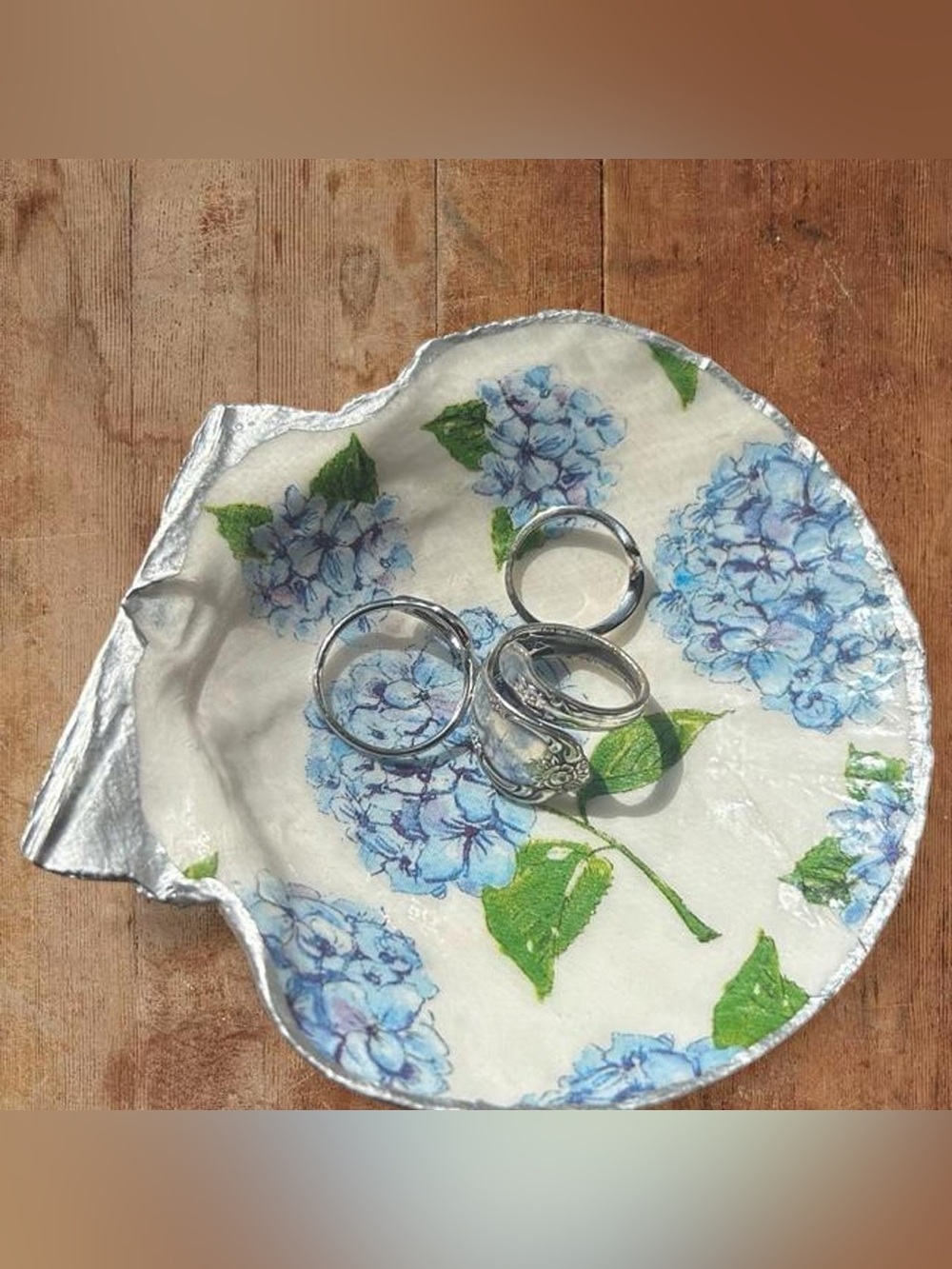 Silver shell ring dish - Picture 3 of 3